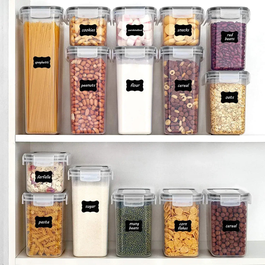 Airtight Food Storage Containers – 5 Piece Kitchen Organizer Set